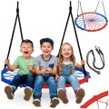 Huśtawka bocianie gniazdo Neo-Sport Swingo 95 cm niebiesko-czerwona – stylowy wypoczynek w ogrodzie
