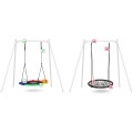 Huśtawka bocianie gniazdo Neo-Sport Swingo XXL 110 cm – relaks w dużym formacie