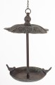 Poidełko karmnik dla ptaków metalowy 66×23×23 cm brązowy