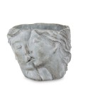 Dekoracyjna osłonka cementowa szara 12x16x14,5 cm – minimalistyczny akcent w nowoczesnym stylu