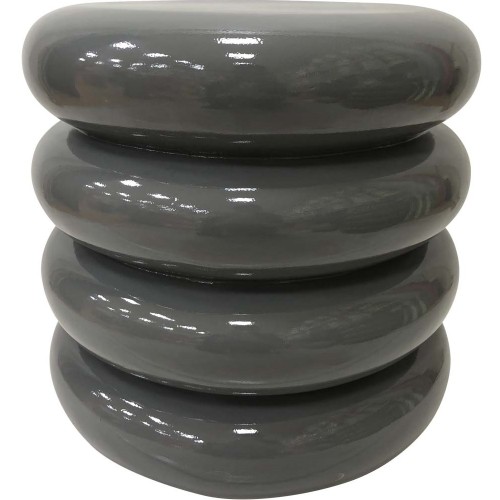 Stolik pomocniczy Lesli Living Talum Ø40 × 40,5 cm – szary, MGO