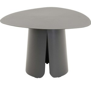 Stolik pomocniczy Lesli Living Luma 60×60×39cm – aluminiowy, antracyt