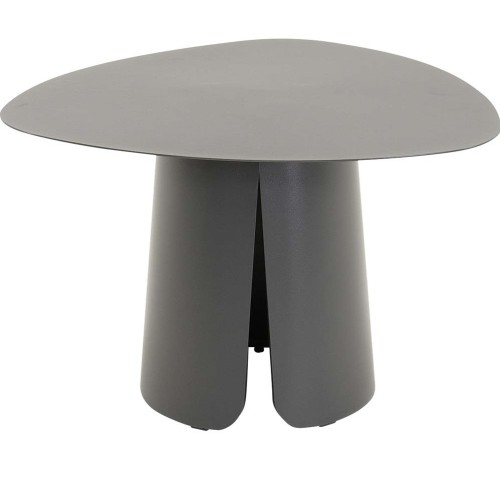 Stolik pomocniczy Lesli Living Luma 60×60×39cm – aluminiowy, antracyt