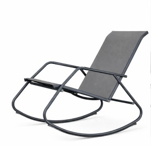 Fotel bujany ogrodowy Santa Fe grafit – stal malowana proszkowo, tekstylina 530 g