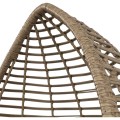 Fotel ogrodowy Lesli Living Chill Straw – fotel relaksacyjny z technorattanu